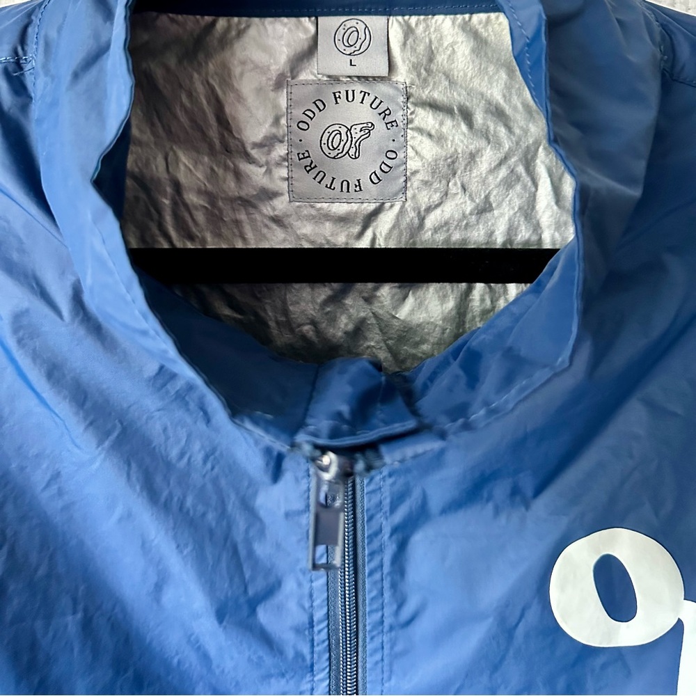 Odd Future Red/Blue Reflective Vented Windbreaker… - image 4